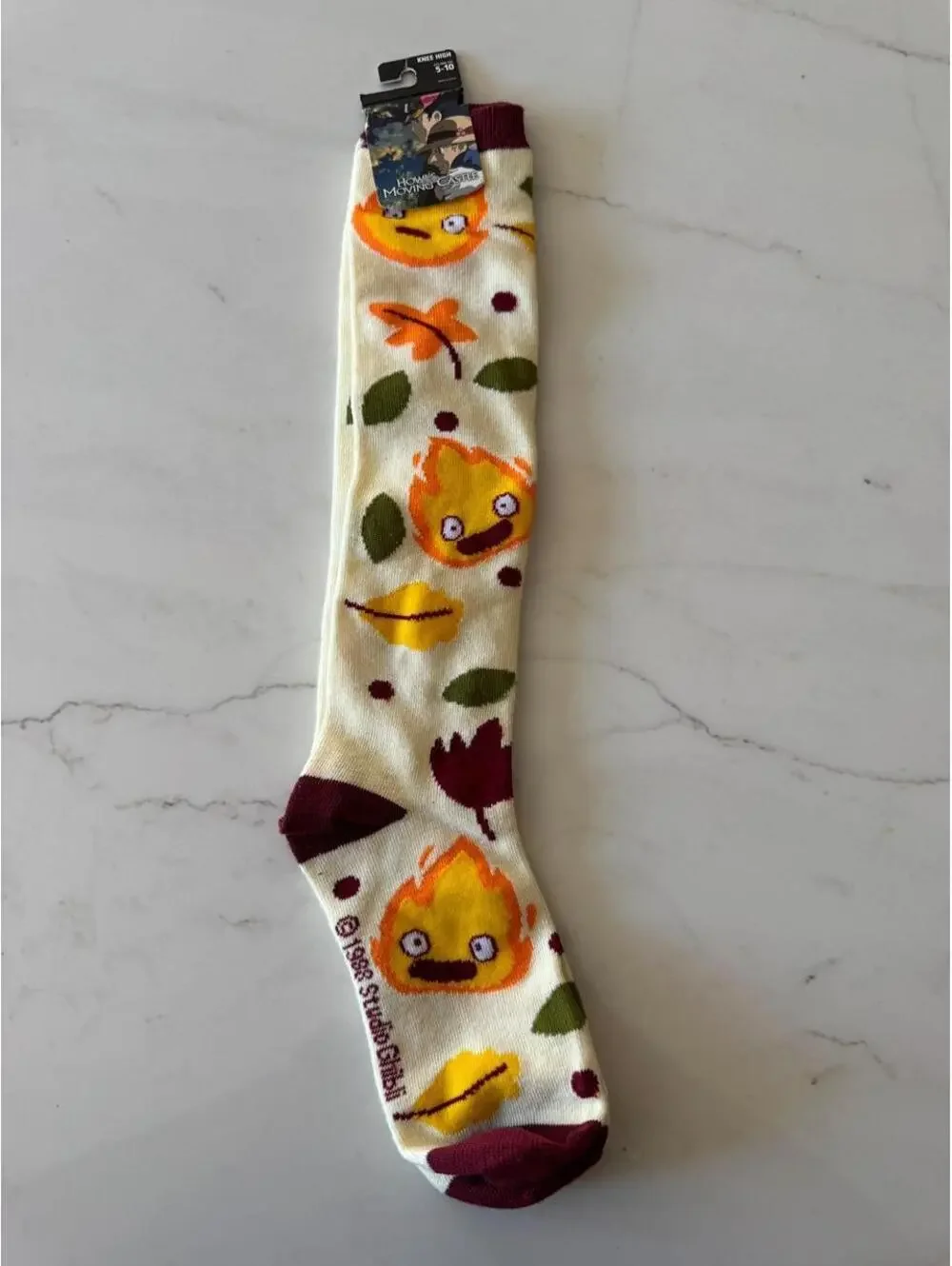 Howls moving castle knee high socks
